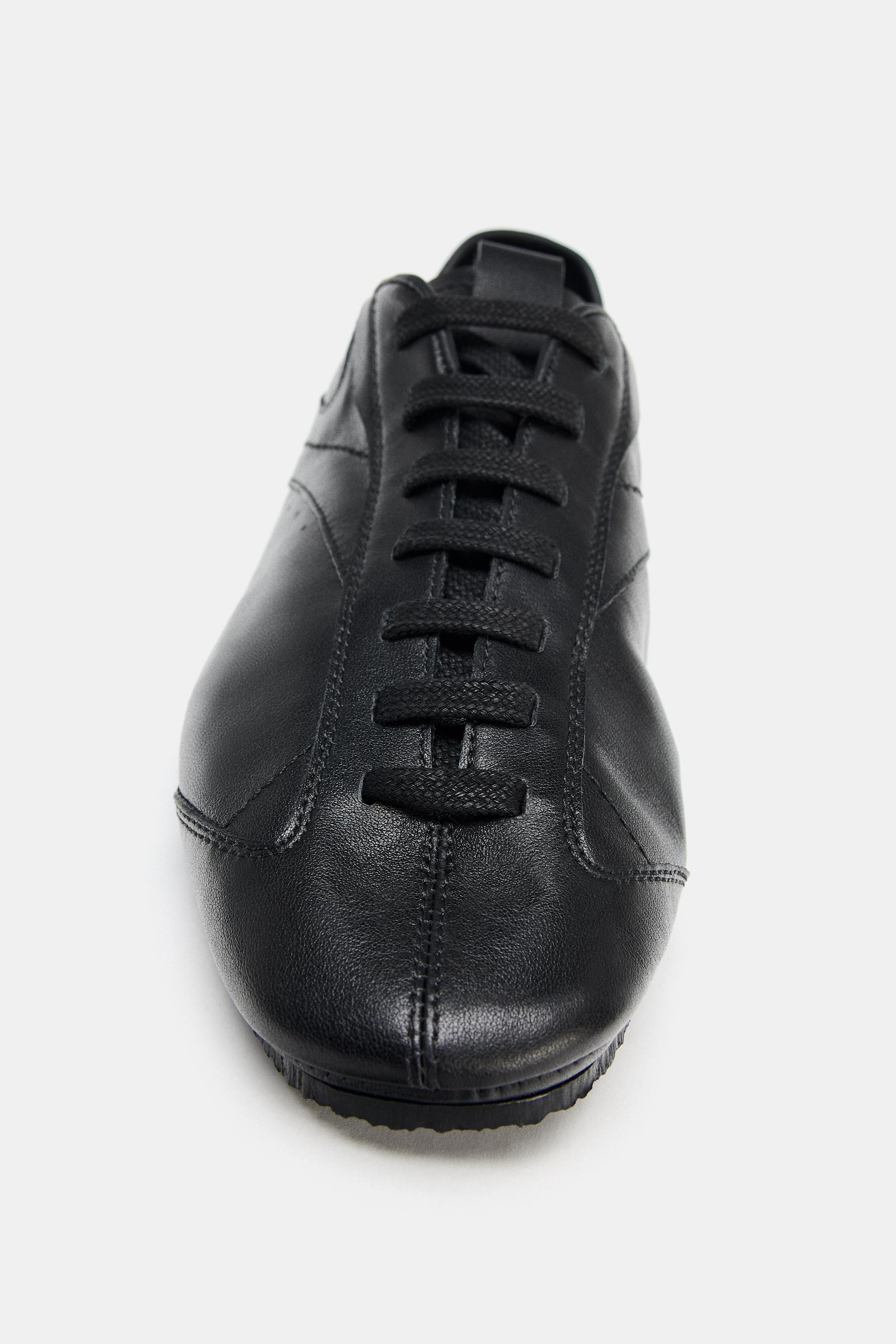 LEATHER DERBY SHOES